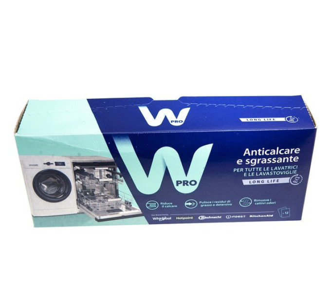 Порошок Whirlpool Wpro для удаления накипи, сашет - 484000008810 / 384875 / 484000008814