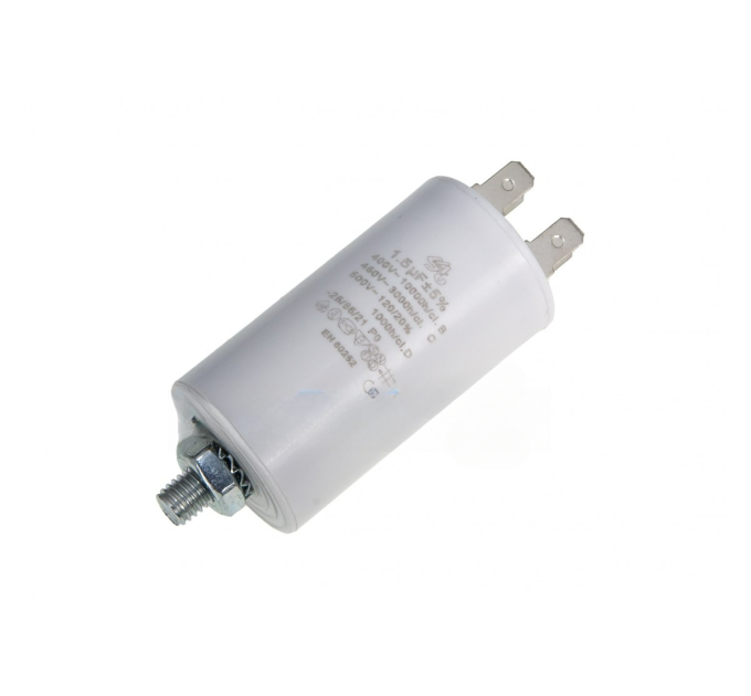 Конденсатор CBB60 1.5 мкФ 450V, с гайкой (S4U)