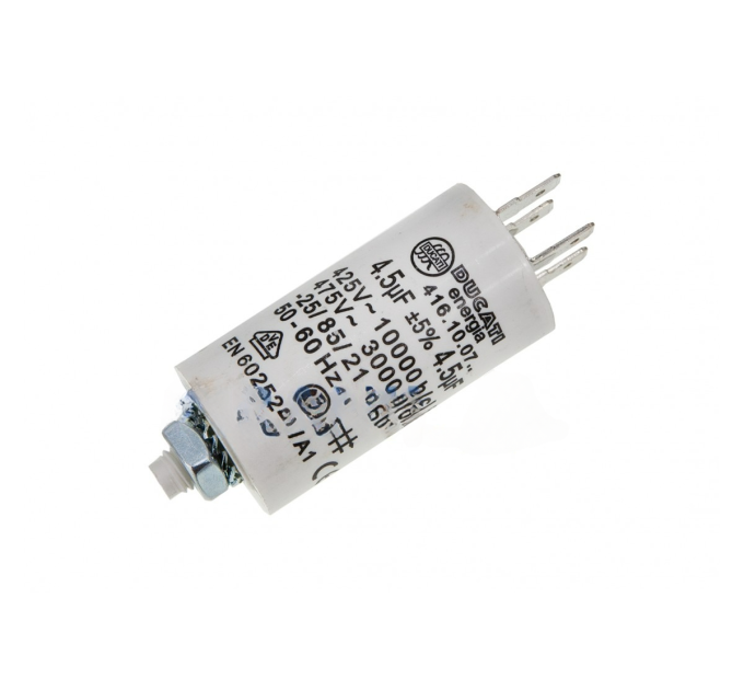Конденсатор CBB60 4.5 мкФ 475V, с гайкой (DUCATI energia)