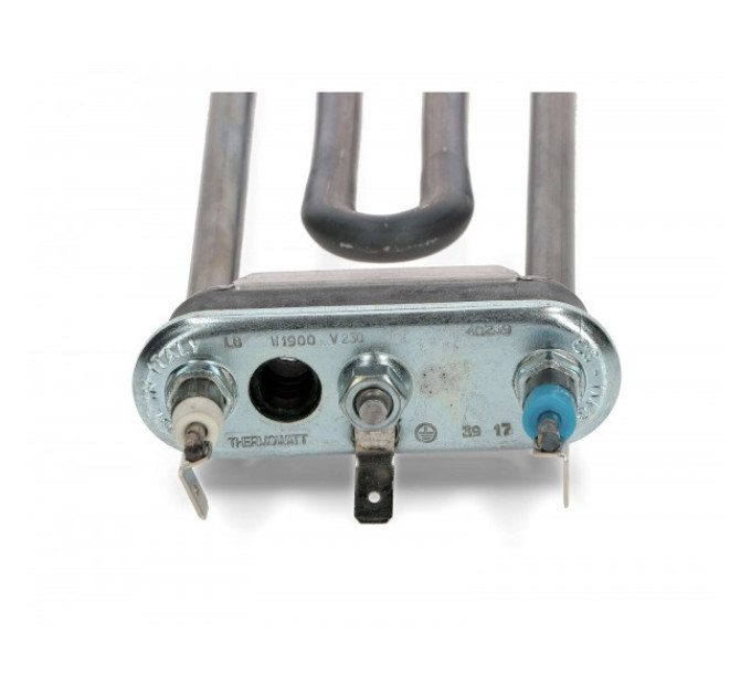 ТЭН 1900W L=180 мм для стиральных машин Ardo, Whirlpool, Indesit, с отверстием (Thermowatt)
