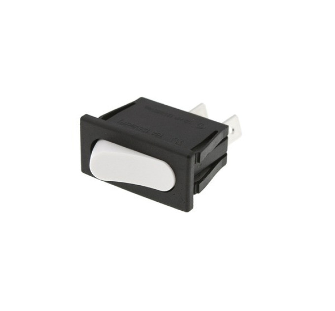 Кнопка-вимикач для кавоварки (CX 36, 16(4)A 250V), 2 контакти, біла