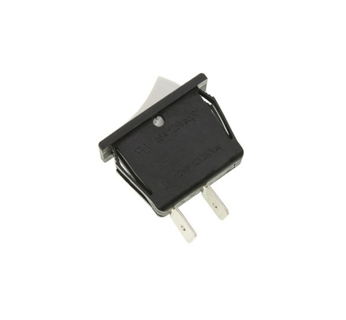Кнопка-вимикач для кавоварки (CX 36, 16(4)A 250V), 2 контакти, біла