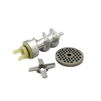 Шнек для мясорубки Bosch с ножом и решеткой