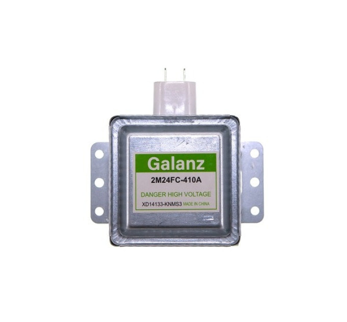 Магнетрон Galanz 2M24FC-410A для микроволновой печи (клемма перпендикулярно радиатору)