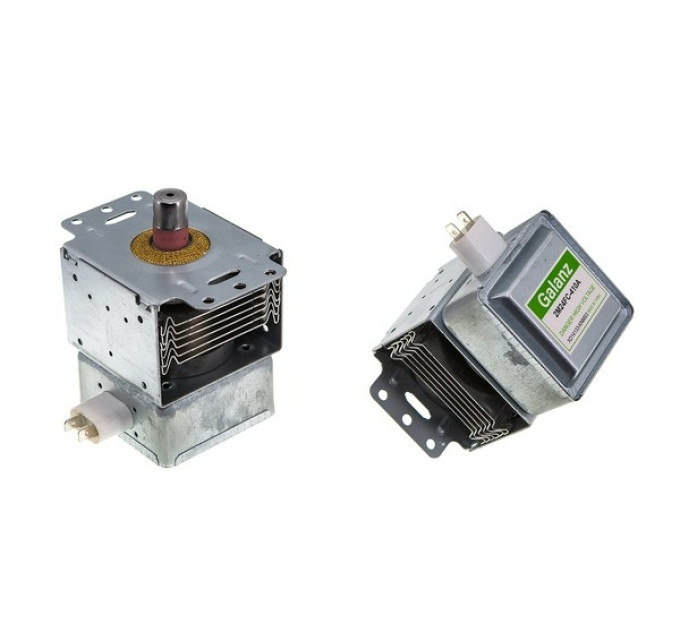 Магнетрон Galanz 2M24FC-410A для микроволновой печи (клемма перпендикулярно радиатору)