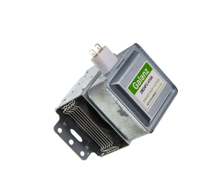 Магнетрон Galanz 2M24FC-410A для микроволновой печи (клемма перпендикулярно радиатору)