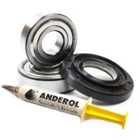 Подшипники для стиральной машины LG 7 кг, SKF 6305 и SKF 6306, ориг сальник 37*76*9,5/12 + втулка 30*37*17