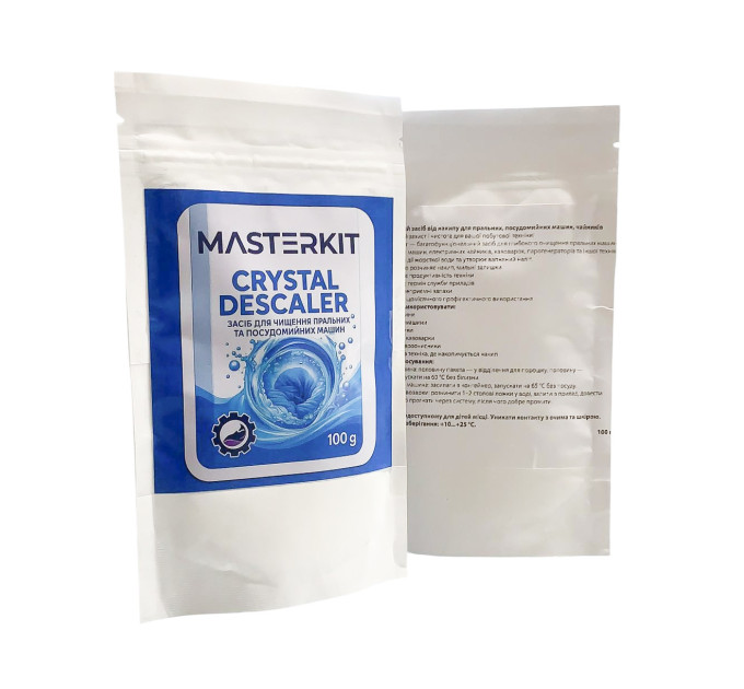 Crystal Descaler 100 г — средство для удаления накипи в стиральных и посудомоечных машинах