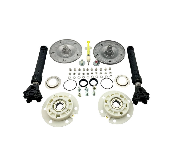 Фланцы и суппорты (оригинал), с амортизаторами + герметик для стиральных машин с вертикальной загрузкой Whirlpool