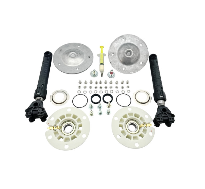 Фланцы и суппорты (оригинал), с амортизаторами + герметик для стиральных машин с вертикальной загрузкой Whirlpool