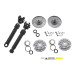 Фланці та супорти EBI в комплекті з амортизаторами + герметик для пральної машини з вертикальним завантаженням Whirlpool