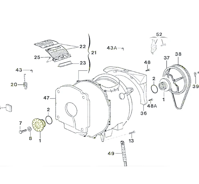 Блок подшипников (суппорт) для стиральной машины  Zanussi, Electrolux, AEG, 6204, левая резьба, зам.  168ZN14