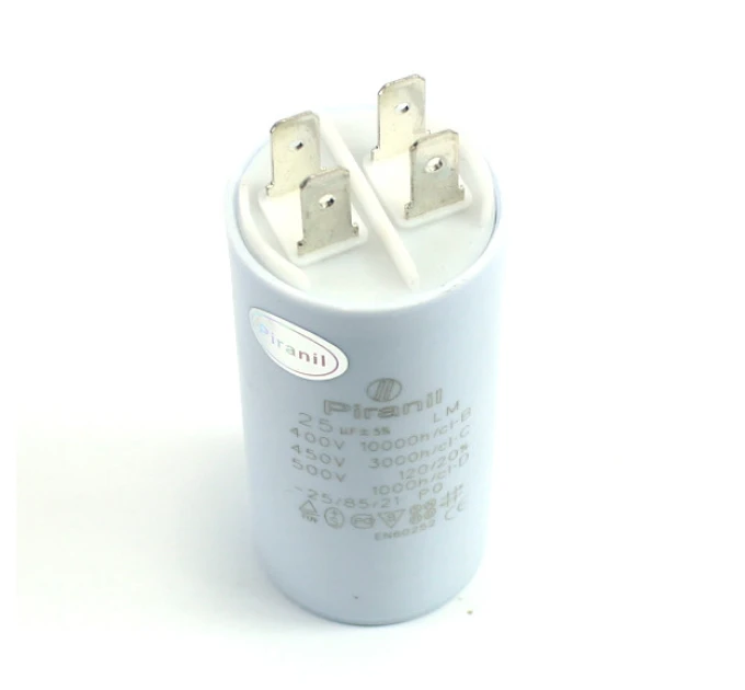 Конденсатор CBB60 6 мкФ 450V, с клеммами