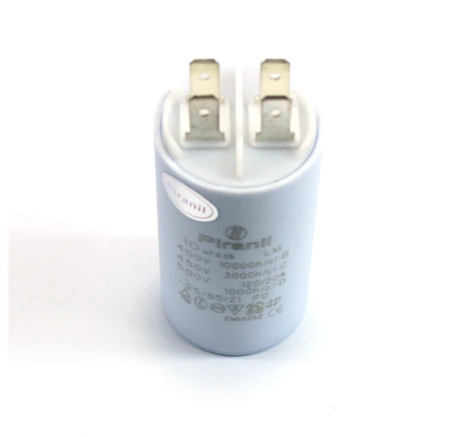 Конденсатор CBB60 10 мкФ 450 V, с клеммами