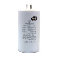 Конденсатор CBB60 50 мкФ 450V, з клемами