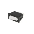 Кнопка-выключатель для кофеварки (CX 36, 16(4)A 250V), 2 контакта, белая