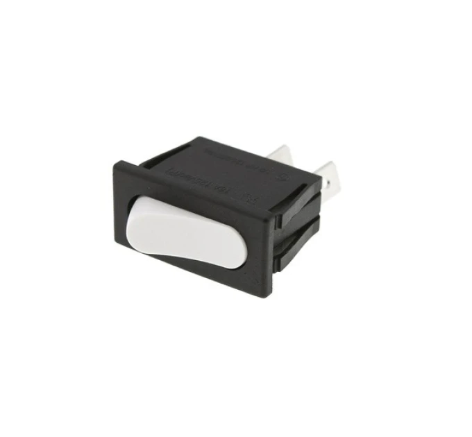 Кнопка-выключатель для кофеварки (CX 36, 16(4)A 250V), 2 контакта, белая