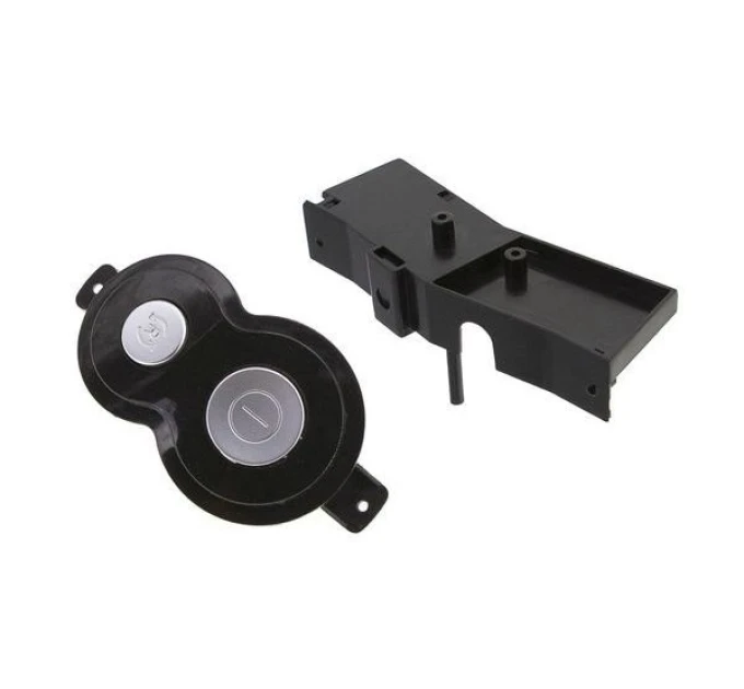 Кнопка декоративная + рамка для мясорубки Moulinex ME110130/JA0 - SS1530000143