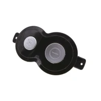 Кнопка декоративна + рамка для м'ясорубки Moulinex ME110130/JA0 - SS1530000143